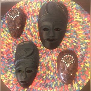 Four Vintage Mask (two pair)